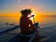 Cocher de Soleil sur Tahiti
