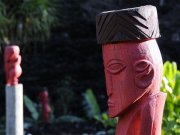 Statues Marae, Tahiti