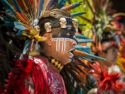 Danseur Aztèques traditionnel